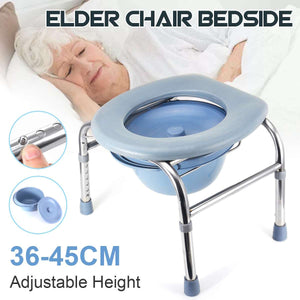 Commode - Seat Commode For Senior Adults Handicap Elderly Pregnant Woman  Folding Portable Medical Toilet Chair Stool